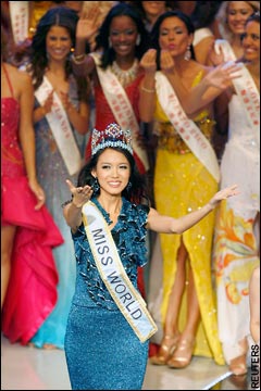 China wins Miss World 2007 title