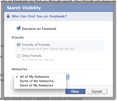 -Facebook Search Visibility Screenshot-