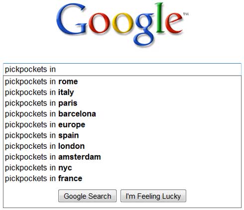 Google and Pickpockets